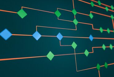 red visual de flujo de trabajo