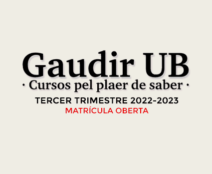 Gaudir UB. Cursos pel plaer de saber