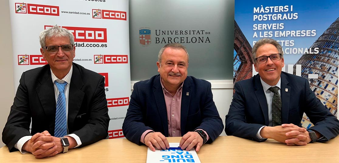 La FSS-CCOO y FYSA firman un convenio con el IL3-UB