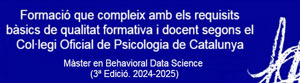 Sello COPC. Màster en Behavioral Data Science