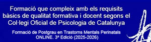 sello copc Formació de Postgrau en Trastorns Mentals Perinatals