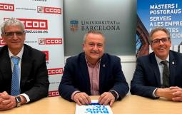 La FSS-CCOO y FYSA firman un convenio con el IL3-UB